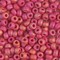 Miyuki Size 6 Round Seed Bead, Matte Opaque Red AB, 6-408FR, 10 grams